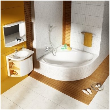 Ravak akrilinė kampinė vonia NewDay 150x150cm 2