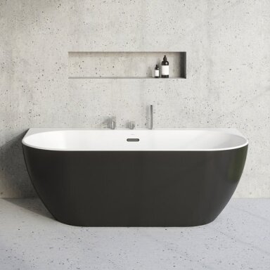 Akrilinė laisvai statoma vonia Ravak Freedom W 1660x800mm juoda Akrilinė laisvai statoma vonia Ravak Freedom W 1660x800mm juoda