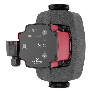 Cirkuliacinis siurblys Grundfos ALPHA2 GO 25-75 180mm 2 Cirkuliacinis siurblys Grundfos ALPHA2 GO 25-75 180mm 2