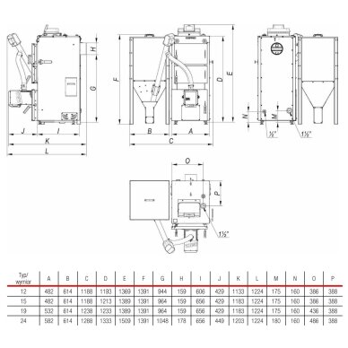 DEFRO granulinis katilas Firewood Duo 15kW 4 DEFRO granulinis katilas Firewood Duo 15kW 4