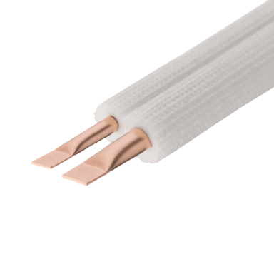 Dvigubas varinis vamzdis su izoliacija 1/4"x1/2" 20m. Dvigubas varinis vamzdis su izoliacija 1/4"x1/2" 20m.