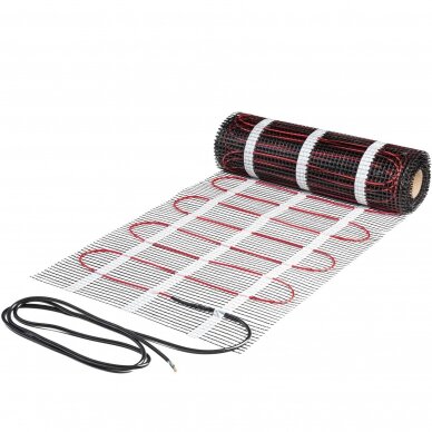 Elektrinis grindų šildymo kilimėlis 1350W, 9,0m² 1 Elektrinis grindų šildymo kilimėlis 1350W, 9,0m² 1