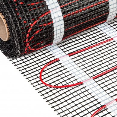 Elektrinis grindų šildymo kilimėlis 1350W, 9,0m² 2 Elektrinis grindų šildymo kilimėlis 1350W, 9,0m² 2