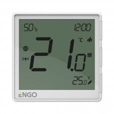 ENGO ONE internetinis, potinkinis temperatūros reguliatorius „ZigBee“, 230V, baltas