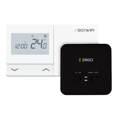 ENGO E901WIFI internetinis, belaidis temperatūros reguliatorius WiFi ENGO E901WIFI internetinis, belaidis temperatūros reguliatorius WiFi