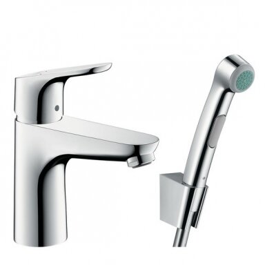 Hansgrohe maišytuvas praustuvui Focus 100 su dušeliu Hansgrohe maišytuvas praustuvui Focus 100 su dušeliu