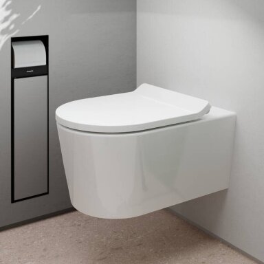 Hansgrohe pakabinamas unitazas EluPura S su Soft-Close dangčiu 62025450 Hansgrohe pakabinamas unitazas EluPura S su Soft-Close dangčiu 62025450
