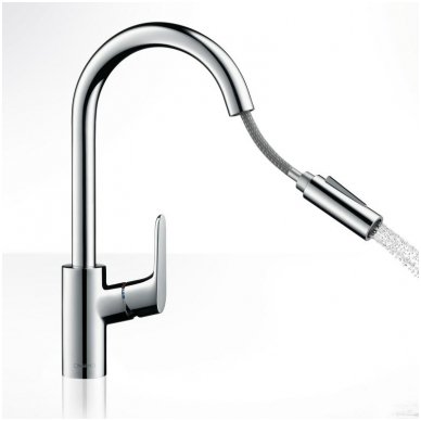 Hansgrohe maišytuvas plautuvei Focus M41 240, 31815000 Hansgrohe maišytuvas plautuvei Focus M41 240, 31815000
