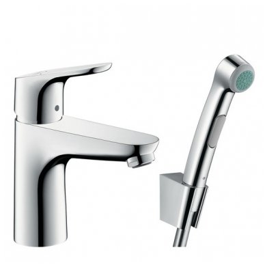 Hansgrohe maišytuvas praustuvui Focus 100 su dušeliu