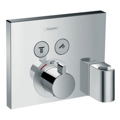 Hansgrohe Select virštinkinė dalis termostatiniam maišytuvui 2-jų funkcijų su laikikliu 15765000