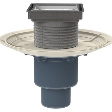 HL310Prblue-3020 sausas trapas su grotelėmis plytelei įklijuoti, vertikalus Dn110/50 HL310Prblue-3020 sausas trapas su grotelėmis plytelei įklijuoti, vertikalus Dn110/50