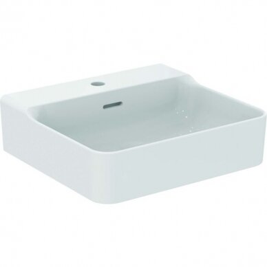 Ideal Standard praustuvas Conca 50x45cm su šlifuota apačia T381201 2 Ideal Standard praustuvas Conca 50x45cm su šlifuota apačia T381201 2