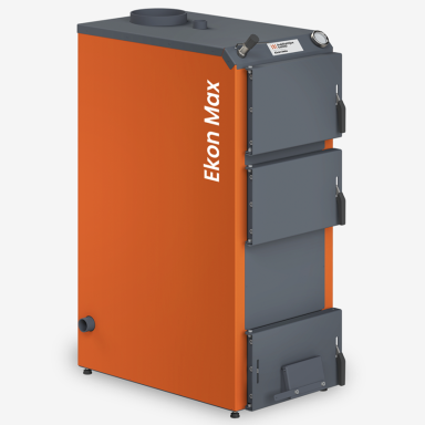 Kieto kuro katilas EKON-MAX 20kW, apatinio degimo