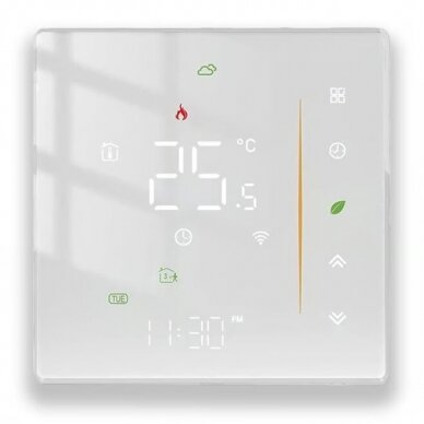 Konveka potinkinis laidinis patalpos termostatas TW 230/16W, WiFi Konveka potinkinis laidinis patalpos termostatas TW 230/16W, WiFi