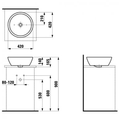 Laufen PRO A praustuvas-dubuo 42mm 812962 2