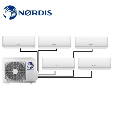 NORDIS Multi Split 1:5 sistemos išorinė dalis 12,2/12,2kW