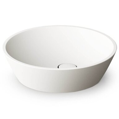 PAA Silkstone DECO praustuvas 450mm Matte White PAA Silkstone DECO praustuvas 450mm Matte White