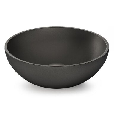 PAA Silkstone ROUND ON praustuvas 410mm Graphite