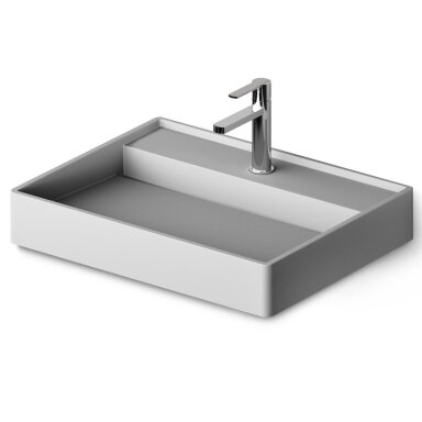 PAA Silkstone® praustuvas Infinity 60x47cm Matte Grey