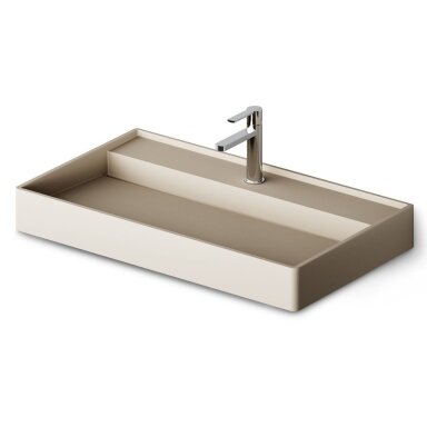 PAA Silkstone® praustuvas Infinity 80x47cm Matte Caffelatte