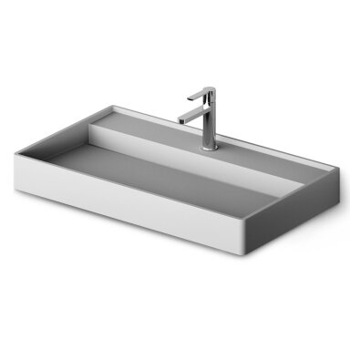 PAA Silkstone® praustuvas Infinity 80x47cm Matte Grey
