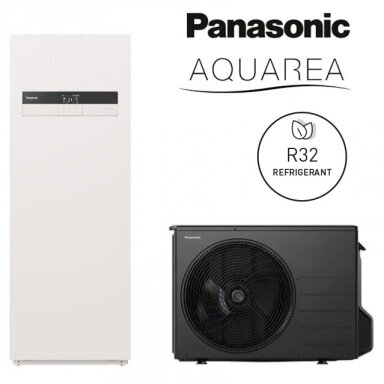 Panasonic Aquarea šilumos siurblys "viskas viename" 3kW R32 Panasonic Aquarea šilumos siurblys "viskas viename" 3kW R32