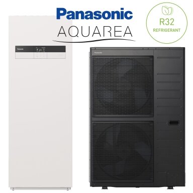 Panasonic Aquarea T-CAP šilumos siurblys All-in-One 12kW R32 Panasonic Aquarea T-CAP šilumos siurblys All-in-One 12kW R32