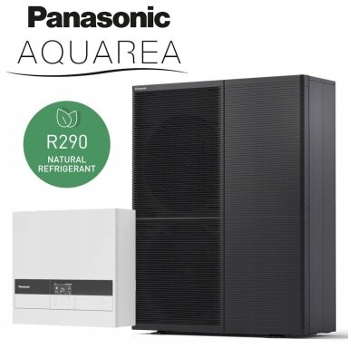 Panasonic Aquarea T-CAP šilumos siurblys su Control module 25kW R290 Panasonic Aquarea T-CAP šilumos siurblys su Control module 25kW R290
