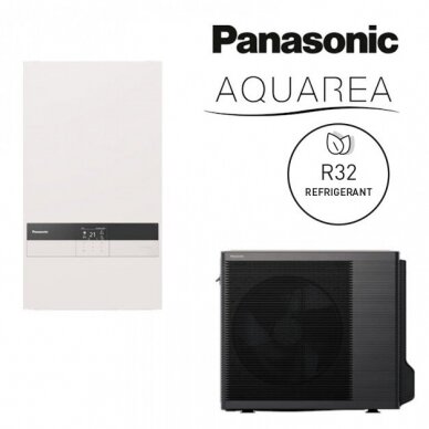 Panasonic Aquarea šilumos siurblys Bi-Bloc 9kW R32