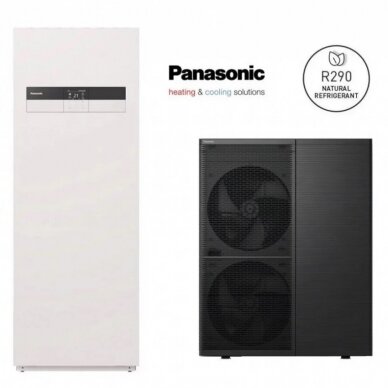 Panasonic Aquarea T-CAP šilumos siurblys "viskas viename" 16kW R290 1