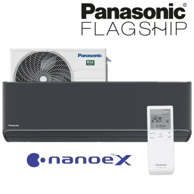 Panasonic šilumos siurblys Flagship HZ35XKE-H 3,50/4,2kW Panasonic šilumos siurblys Flagship HZ35XKE-H 3,50/4,2kW