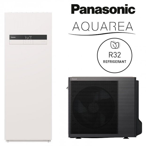 Panasonic Aquarea šilumos siurblys "viskas viename" 9kW R32 Panasonic Aquarea šilumos siurblys "viskas viename" 9kW R32