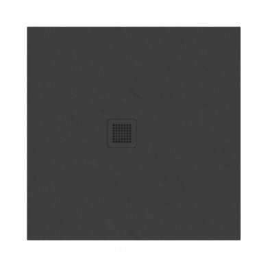 Ravak lieto marmuro dušo padėklas Slate Pro 90x90cm, Black Matt Ravak lieto marmuro dušo padėklas Slate Pro 90x90cm, Black Matt