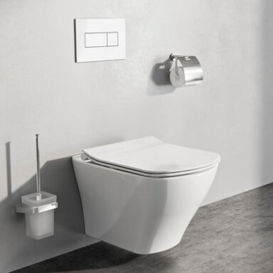 Ravak pakabinamas unitazas Classic RimOff su plonu Soft Close dangčiu Ravak pakabinamas unitazas Classic RimOff su plonu Soft Close dangčiu