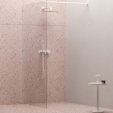 Ravak dušo sienelė Walk-In Wall 90cm, Balta 1
