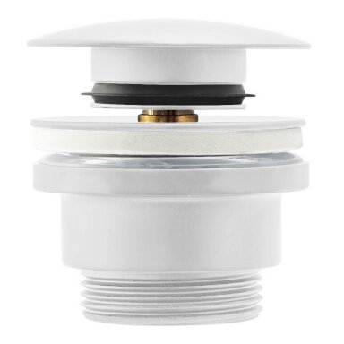 REA ventilis praustuvui Click-Clack White, universalus REA ventilis praustuvui Click-Clack White, universalus
