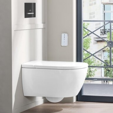 Villeroy&Boch ViClean-I100 pakabinamas išmanusis unitazas su bidė funkcija Villeroy&Boch ViClean-I100 pakabinamas išmanusis unitazas su bidė funkcija