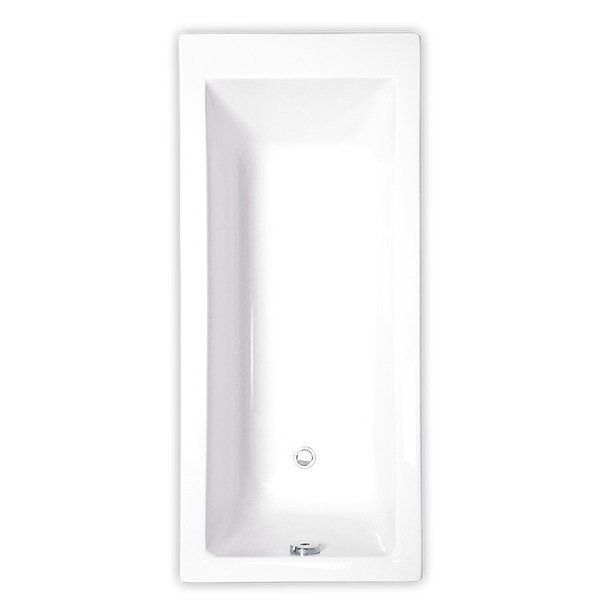 Roltechnik stačiakampė akrilinė vonia Kubic Neo 1600x700 mm
