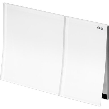 Viega wc rėmo mygtukas Prevista Visign for More 200, baltas stiklas