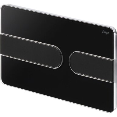 Viega wc rėmo mygtukas Prevista Visign for Style 23, juodas/juodas matinis