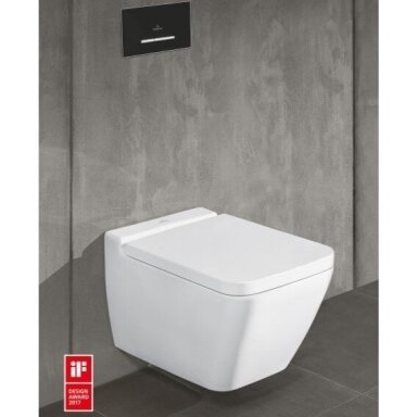 Villeroy&Boch pakabinamas unitazas Finion CeramicPlus su Soft-Close dangčiu Villeroy&Boch pakabinamas unitazas Finion CeramicPlus su Soft-Close dangčiu