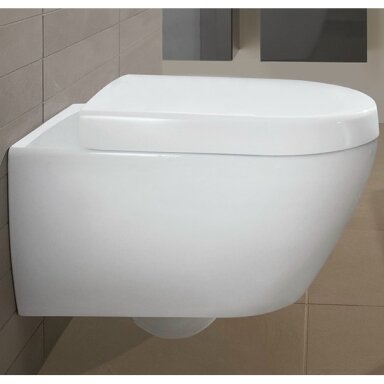 Villeroy&Boch pakabinamas unitazas Subway 2.0 su Soft-Close dangčiu Villeroy&Boch pakabinamas unitazas Subway 2.0 su Soft-Close dangčiu