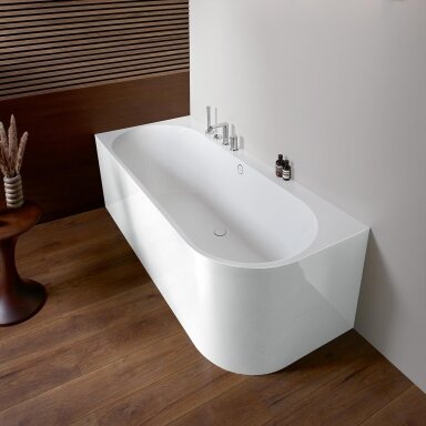 Villeroy&Boch vonia Oberon 2.1 180x80cm su panele ir sifonu, kairinė Villeroy&Boch vonia Oberon 2.1 180x80cm su panele ir sifonu, kairinė