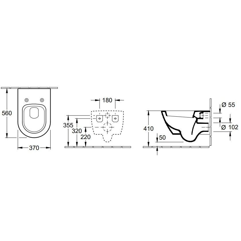 Villeroy&Boch pakabinamas unitazas Subway 2.0 su Soft-Close dangčiu 1